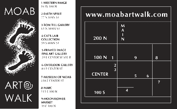 Moab Art Walk Map