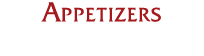 Appetizers