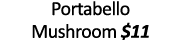 Portabello Mushroom  11