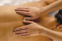 Image of a back massage