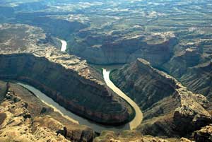 Confluence of Colorado and Green Rivers